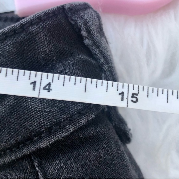 Jones New York Black Denim Shorts Madison Bermuda sz. 10 - Picture 6 of 8